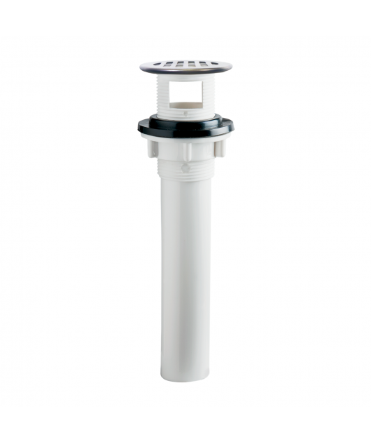DESAGUE PLASTIC 1 1/4x8" BLANCO REG/INOX