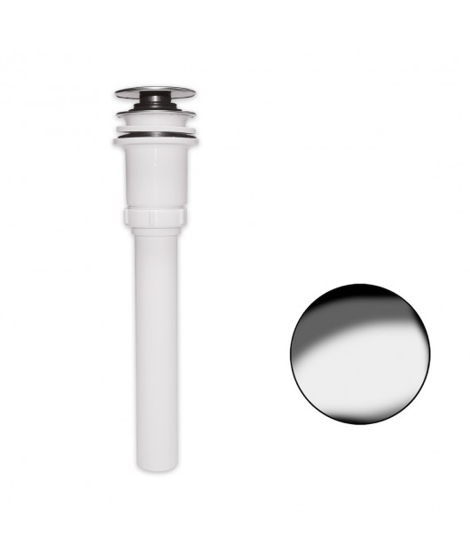 DESAGÜE PLASTICO PUSH 1 1/4X11" DOBLE FUNCIÓN CON Y SIN REBOSE
